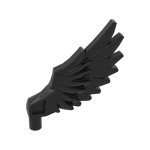 Animal / Creature Body Part, Wing Feathered #11100  - 26-Black