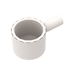 Equipment Saucepan #4529 - 1-White