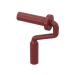 Equipment Paint Roller Brush Handle Edge On Handle #12885  - 154-Dark Red