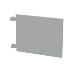 Flag 6 x 4 with O-Clips #2525  - 194-Light Bluish Gray