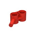 Technic Pin Connector Double with Bar 1 x 2 #85940  - 21-Red