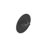 Minifigure, Shield Round Bowed #75902 - 199-Dark Bluish Gray