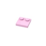 Plate Special 2 x 2 with Only 2 studs #33909  - 222-Bright Pink