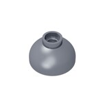 Brick Round 2 x 2 Dome Bottom - Open Stud #15395  - 315-Flat Silver