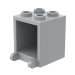 Container, Box 2 x 2 x 2 #4345 - 194-Light Bluish Gray