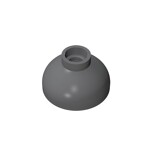 Brick Round 2 x 2 Dome Bottom - Open Stud #15395  - 199-Dark Bluish Gray