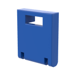 Box 2 x 2 x 2 Door with Slot #4346 - 23-Blue