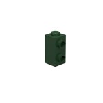 Brick Special 1 x 1 x 1 2/3 with Studs on Side #32952  - 141-Dark Green