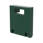 Box 2 x 2 x 2 Door with Slot #4346 - 141-Dark Green