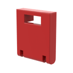 Box 2 x 2 x 2 Door with Slot #4346 - 21-Red