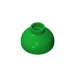 Brick Round 2 x 2 Dome Bottom - Open Stud #15395  - 28-Green