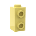 Brick Special 1 x 1 x 1 2/3 with Studs on Side #32952  - 226-Bright Light Yellow