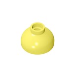 Brick Round 2 x 2 Dome Bottom - Open Stud #15395  - 226-Bright Light Yellow