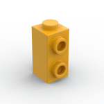 Brick Special 1 x 1 x 1 2/3 with Studs on Side #32952  - 191-Bright Light Orange