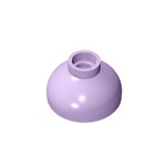 Brick Round 2 x 2 Dome Bottom - Open Stud #15395  - 325-Lavender