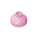 Brick Round 2 x 2 Dome Bottom - Open Stud #15395  - 222-Bright Pink