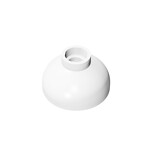 Brick Round 2 x 2 Dome Bottom - Open Stud #15395  - 1-White