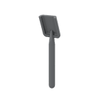 Equipment Shovel - Round Stem End #3837  - 199-Dark Bluish Gray