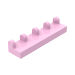 Hinge Tile 1 x 4 #4625 - 222-Bright Pink