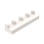 Hinge Tile 1 x 4 #4625  - 1-White