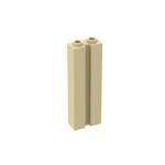 Brick Special 1 x 2 x 5 with Groove #88393 - 5-Tan