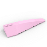 Wedge Curved 10 x 3 Right #50956 - 222-Bright Pink