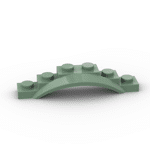 Wheel Arch, Mudguard, 1 1/2 x 6 x 1 Arch Extended #62361 - 151-Sand Green