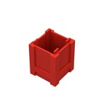 Container Box 2 x 2 x 2 - Top Opening #61780 - 21-Red