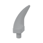 Animal Body Part, Barb / Claw / Tooth / Talon / Horn, Medium #87747 - 194-Light Bluish Gray