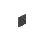 Road Sign Clip-on 2 x 2 Square #30258 - 199-Dark Bluish Gray