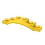 Wheel Arch, Mudguard, 1 1/2 x 6 x 1 Arch Extended #62361 - 24-Yellow