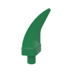 Animal Body Part, Barb / Claw / Tooth / Talon / Horn, Medium #87747 - 28-Green