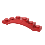 Wheel Arch, Mudguard, 1 1/2 x 6 x 1 Arch Extended #62361 - 21-Red