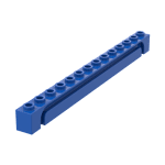 Brick Special 1 x 14 Grooved #4217 - 23-Blue