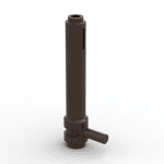 Cylinder 1 x 5 1/2 with Handle (Friction Cylinder) #87617 - 308-Dark Brown