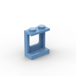 Window 1 x 2 x 2 Plane #2377 - 102-Medium Blue