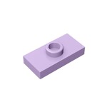 Plate Special 1 x 2 with 1 Stud with Groove and Inside Stud Holder (Jumper) #15573 - 325-Lavender