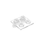 Hinge Brick 2 x 2 Top Plate Thin #6134  - 40-Trans-Clear