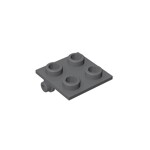 Hinge Brick 2 x 2 Top Plate Thin #6134  - 199-Dark Bluish Gray