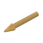 Weapon Harpoon Smooth Shaft #18041 - 297-Pearl Gold