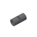 Pin Connector Round 2L With Slot (Pin Joiner Round) #62462 - 199-Dark Bluish Gray