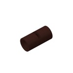 Pin Connector Round 2L With Slot (Pin Joiner Round) #62462 - 308-Dark Brown