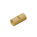 Pin Connector Round 2L With Slot (Pin Joiner Round) #62462 - 5-Tan