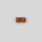 Brick 1 x 2 without Bottom Tube #3065 - 312-Medium Dark Flesh