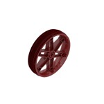 Wheel 61.6 x 13.6 Motorcycle #2903 - 154-Dark Red