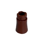 Plant, Palm Tree Trunk - Short Connector, Axle Hole with 2 Inside Prongs #6135 - 192-Reddish Brown