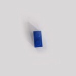Brick 1 x 2 without Bottom Tube #3065 - 23-Blue
