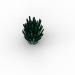 Plant, Bush 2 x 2 x 4 #6064 - 141-Dark Green