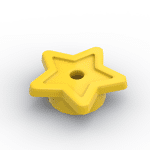 Star with Stud Holder #11609 - 24-Yellow