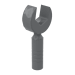 Tool Wrench / Spanner Open End 3-Rib Handle #604551 - 199-Dark Bluish Gray